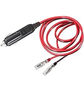 2FT 12Volt Replacement Cigarette Lighter Male Plug with Leads - Car Cigarette Lighter Male Plug t...