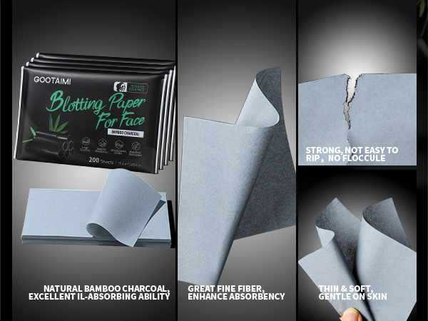 Well-made oil blotting sheets