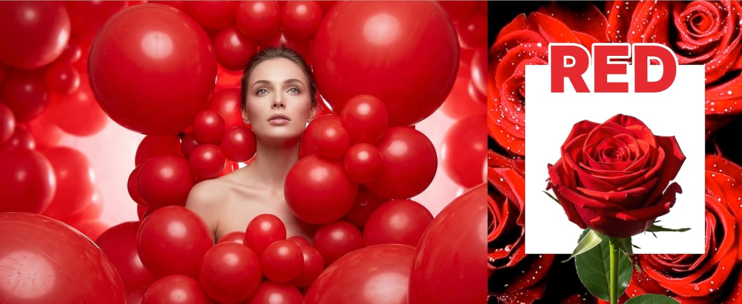 PartyWoo Red Balloons