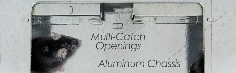 Multi-Catch Clear Top Humane Repeater Mouse Trap