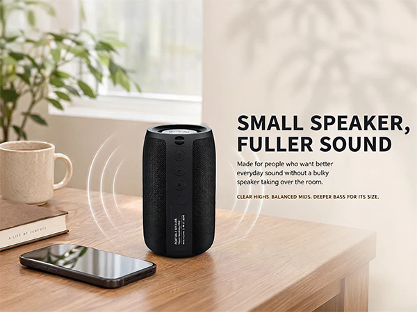 Portable Bluetooth Speaker, Bluetooth Speakers Wireless with Deep Bass