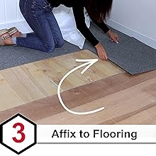 Carpet tile how to affix to floor 3
