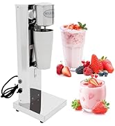 Electric Milkshake Maker Machine, Stainless Steel Milk Mixer Blender, Single Head Malt Blender, 1...