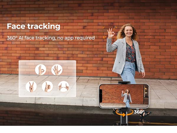 auto tracking tripod for iphone