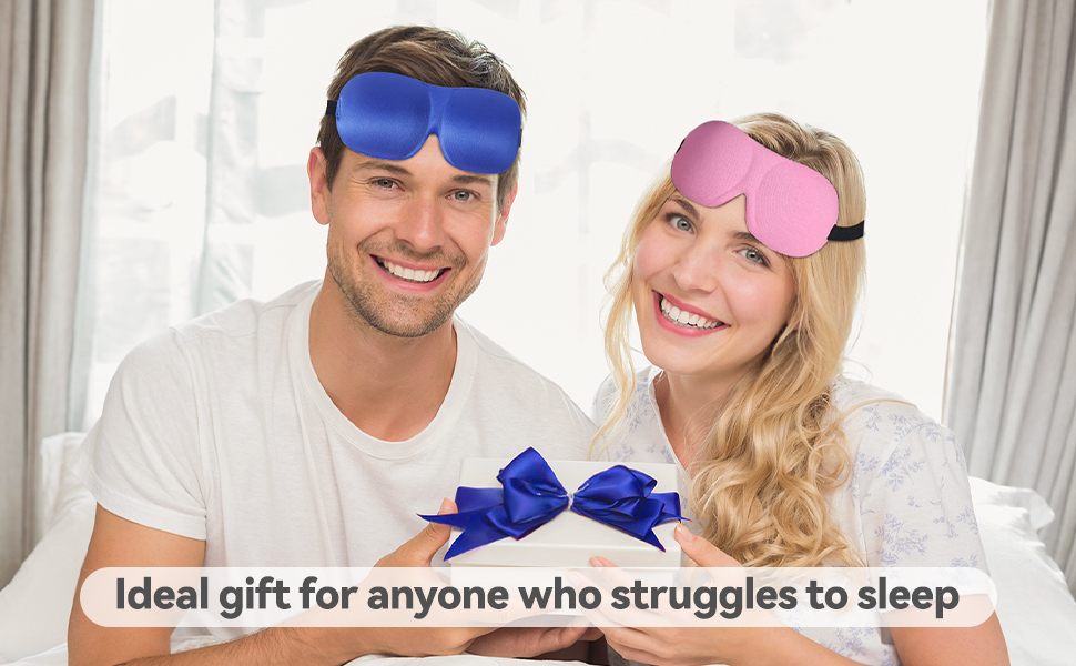 Adjustable Blackout 3D Eye Masks for Sleep