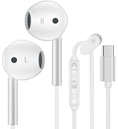 Samsung USB C Headphones for Galaxy S25 Ultra Edge S25+ S24 FE S23 S22 S21 A17 A16 A35 A54 A15, U...