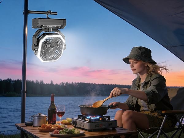 battery operated fan for camping