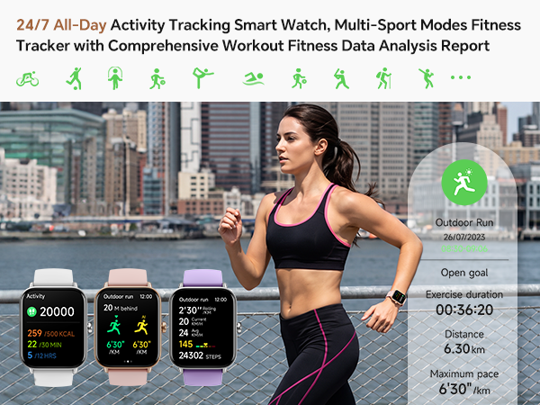 Fitness Watch for Women and Men