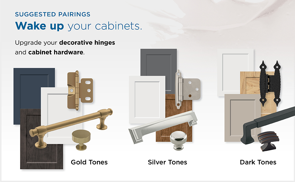 decorative hinge and cabinet hardware