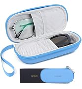 Luxtude Double Glasses Case Hard Shell, Portable Double Eyeglass Case | Sunglasses Travel Case fo...