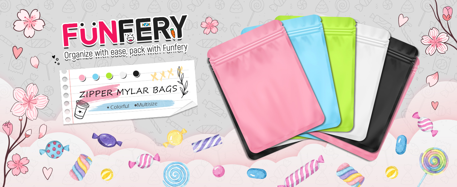funfery mylar bags