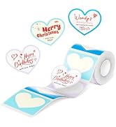 NIIMBOT B21 Pro Label Maker Refill - 300DPI Red & Black Dual Color Sticker Paper Sweet Heart (2"x...