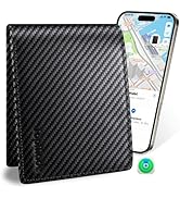 TopMade Mens Wallet with Smart Tracker, Leather Bifold Wallet with Apple Find My, 13 Cards High C...