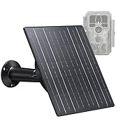 Zivif 10W Trail Camera Solar Panel, 12V Solar Panel for Trail Camera, Game Camera Solar Panel wit...
