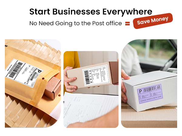 Shipping label stickers Strong Permanent Adhesive to Almost any Box or Mailer