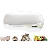 Small Digital Pet Scale for Dogs Cats, Max 33 lbs LCD Display Small Animal Scale, Multi-Function ...