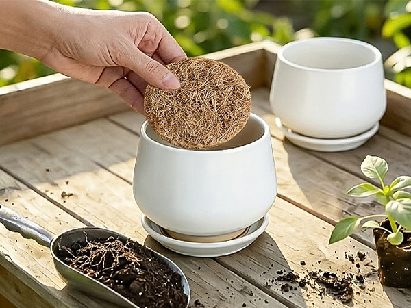 plant pots hole mesh pad