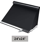 Fuxury Large Poly Mailers 24x24 50 Pack Plastic Shipping Bags Envelops Self Sealing Envelopes Enh...