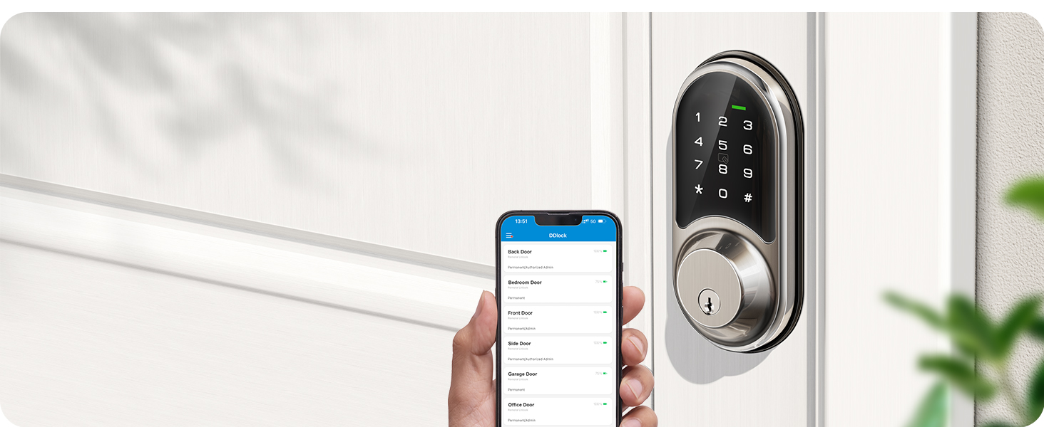keyless entry door lock