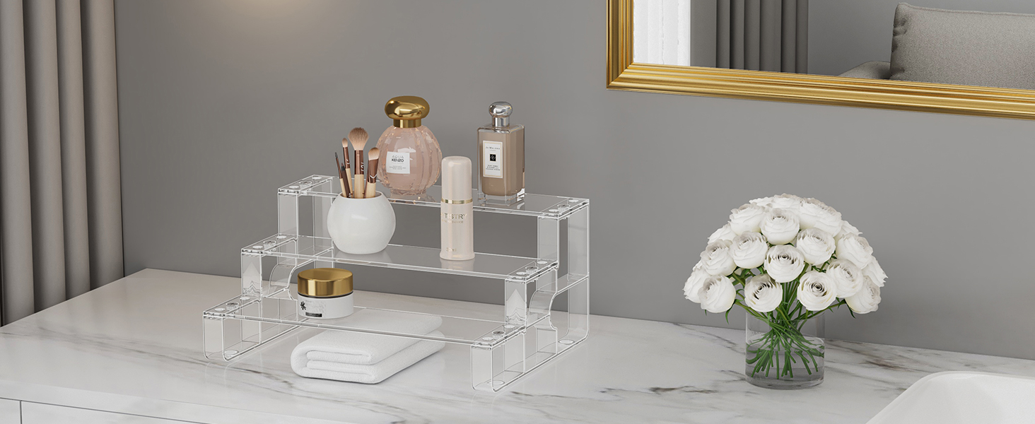 Perfume display holder for bathroom