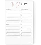 To-Do List Rose Gold Planner Notepad, 5.5 x 8.5 in. (To-Do List)