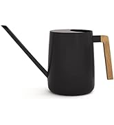 Indoor Watering Can with Long Spout - 35oz Black Watering Can for Indoor Plants - Cute Watering C...