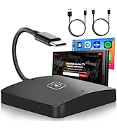 Inefala Wireless Carplay Car Adapter, 2024 Upgraded Plug and Play Carplay Wireless Adapter, Conve...