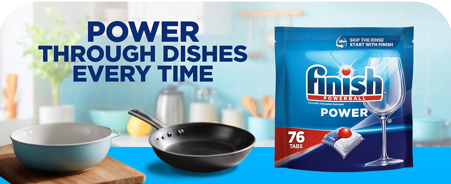 Finish Power Dishwasher Detergent Pod, dishwasher detergent liquid, dish pods