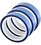 Viaky 4/5''x108ft High Temp Tapes Polyimide Film Adhesive Tape Multi-Sized Heat High Temperature ...