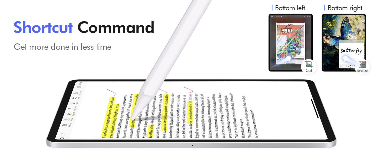 stylus for ipad iphone pen stylist charging pad air 2 pencil Bluetooth palm rejection magnet