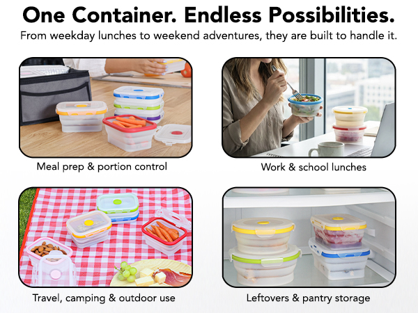 one container, endless possibilities