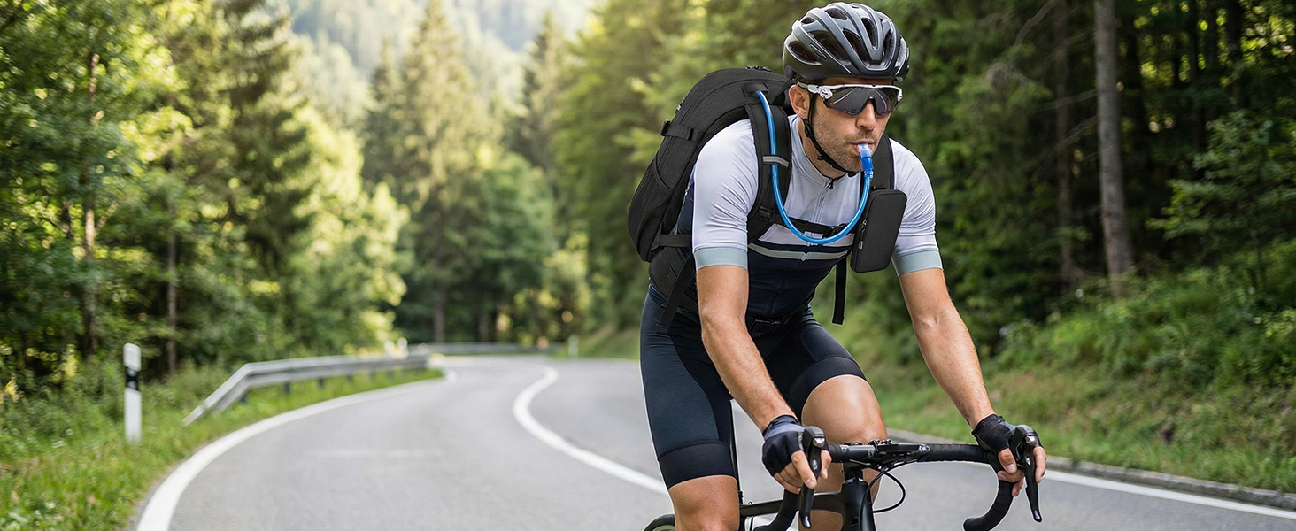 This TILYMOL waterproof backpack keeps your things dry. Ride confidently in any weather