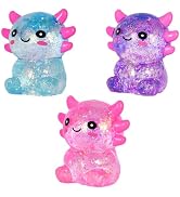 Jiezipeasy Axolotl Squishy Toy, Soft Slow-Rising Fidget Stress Toy, Cute Squeeze Sensory Toy for ...