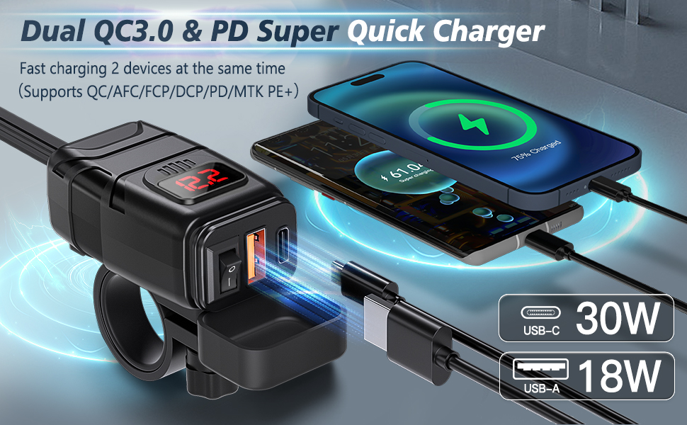 motorcycle usb charger