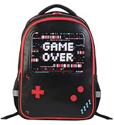 HiGaits School Backpack for Boys Gamer Boys Bookbag for Children Kids Teens Elementary Middle Sch...