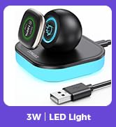 Charger Stand Dock for Fitbit Versa 4/ Fitbit Versa 3/Fitbit Sense 2/Fitbit Sense/Google Pixel Wa...