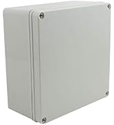 DJC Supply Co. 8" x8" x4" Weather & Dust Proof IP65 PS Plastic Universal Electrical Junction Cond...