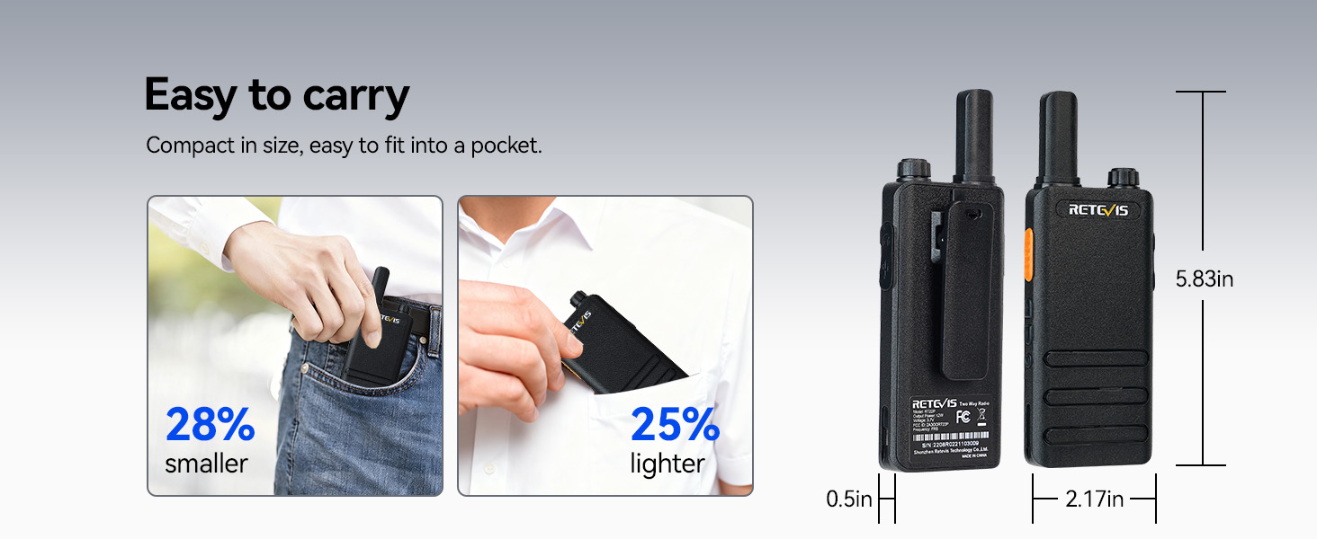 mini walkie talkies