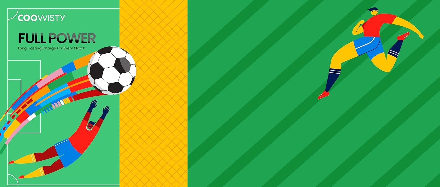 The World Cup Coowisty Portable Charger