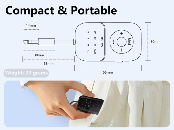 bluetooth headphone jack adapter