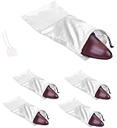 GONGKANGYUAN 4 Pack Shoe Bags for Travel Satin Fabric Shoe Bag with Drawstring for Men Women Trav...