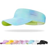 Trodalo Kids Sun Visor Hats for Girls Boys, Lightweight Cooling Stretchy Visor, Packable Sports H...