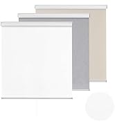 ChrisDowa Cordless 100% Blackout Roller Shade Thermal Insulated UV Protection with Striped Jacqua...