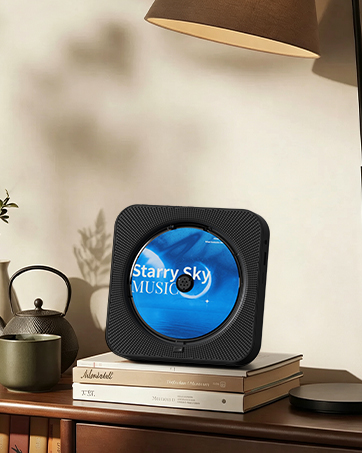Black CD player