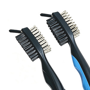 Golf Club Brush for golfer black and blue