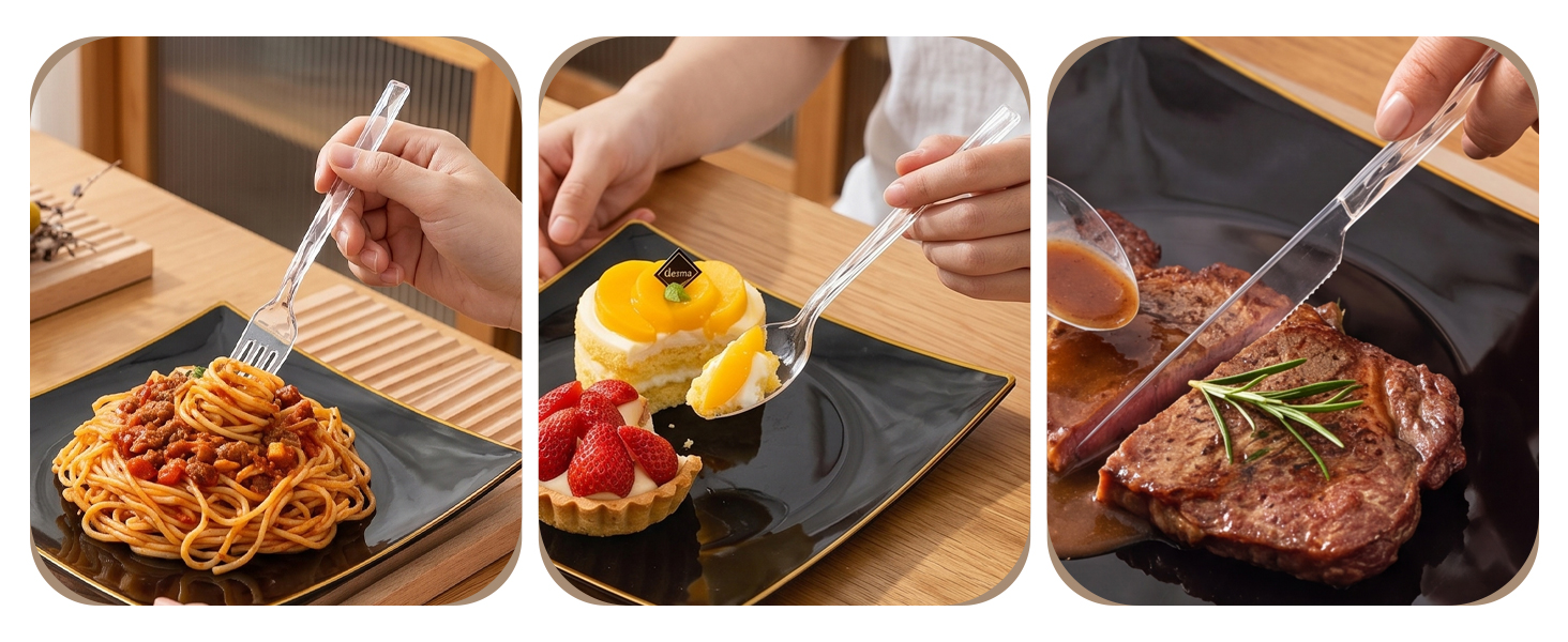 heavy duty disposable silverware for daily meals
