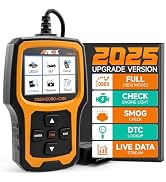 ANCEL AD410 Enhanced OBD2 Scanner, Vehicle Code Reader for Check Engine Light, Automotive OBD II ...