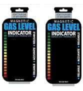 2Pack Black Practical Propane Butane LPG Fuel Gas Tank Level Indicator, Magnetic Gauge Bottle Gri...