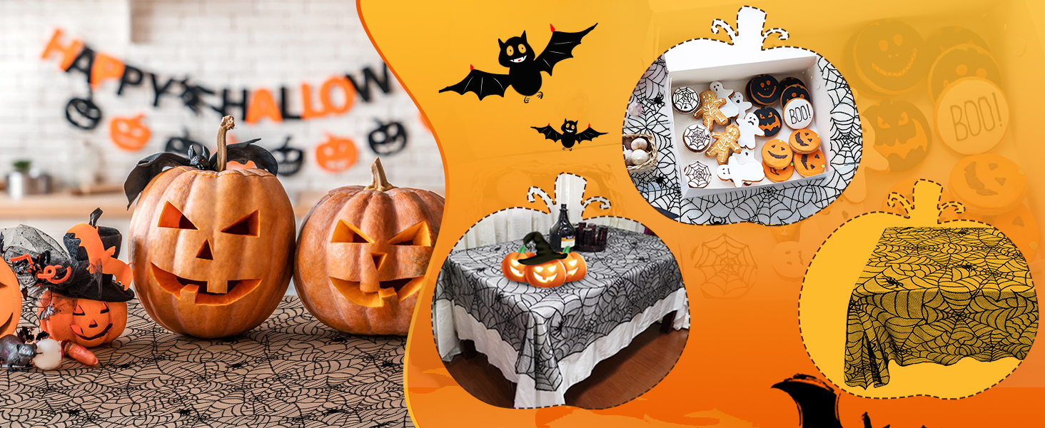 halloween tablecloths