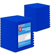 Microfiber Cleaning Towels, Pack of 24, Ultra Soft Plush Washcloth, All Purpose Premium Microfibe...